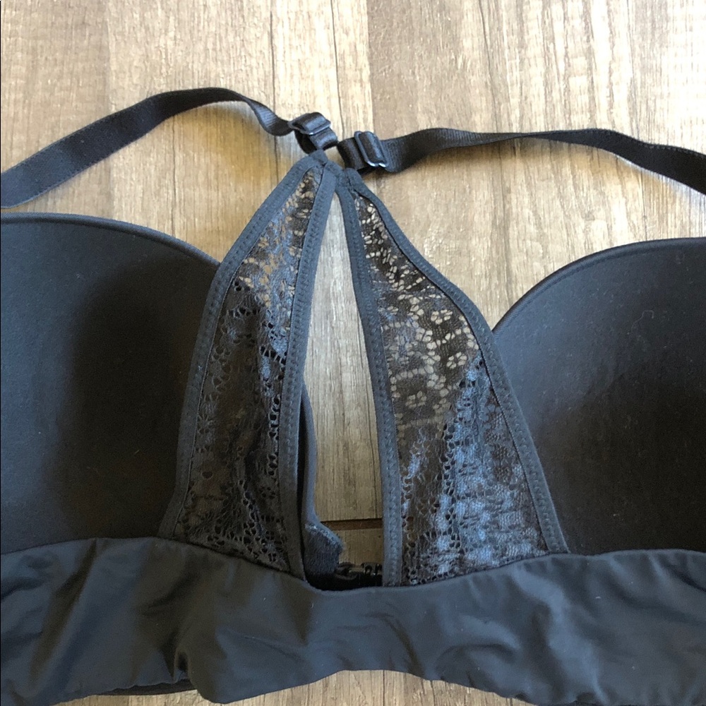 Victoria’s Secret Perfect Shape Front Clasp Black Bra 40C - Picture 4 of 6